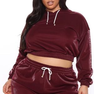 Jogger Set - Burgundy